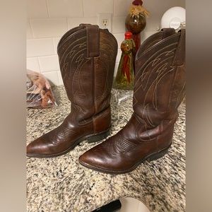 Frye Billy western boots - leather cowgirl boots